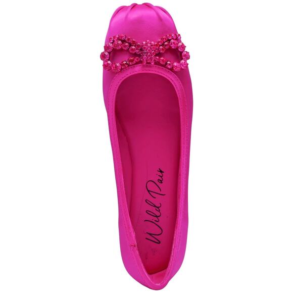 Wild Pair Essense Studded Bow Flats - Picture 4 of 6